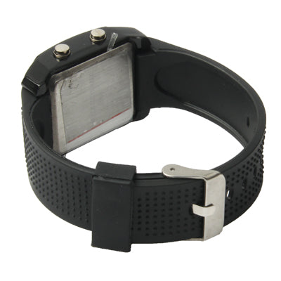 Dual LCD Display Colorful LED Digital Watch / Utility Chronograph Sport Watch