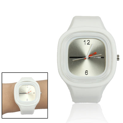 Stylish Jelly Style Quartz Wrist Watch with Silicone Band
