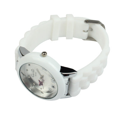 Stylish Butterfly Style Quartz Wrist Watch with Diamond Dial