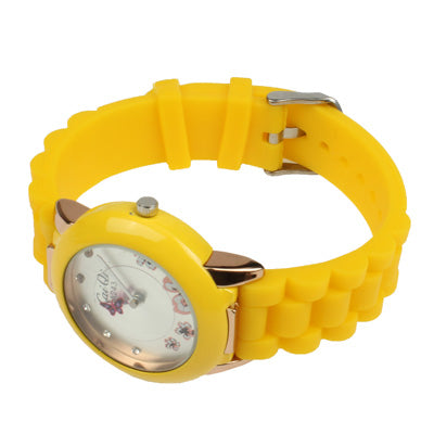 Stylish Butterfly Style Quartz Wrist Watch with Diamond Dial