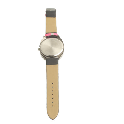 Monkey Design Diamond Jewelry Cartoon Metal Watch with Black Leather Watchband(Black)