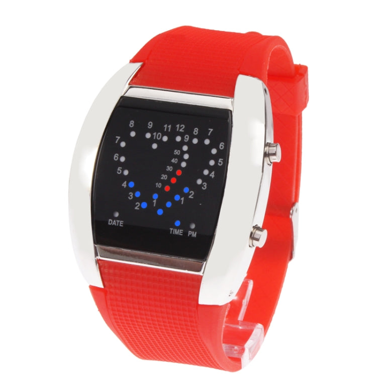 Sport Blue & Red Light LED Digital Watch / Wristwatch Timepiece with Date