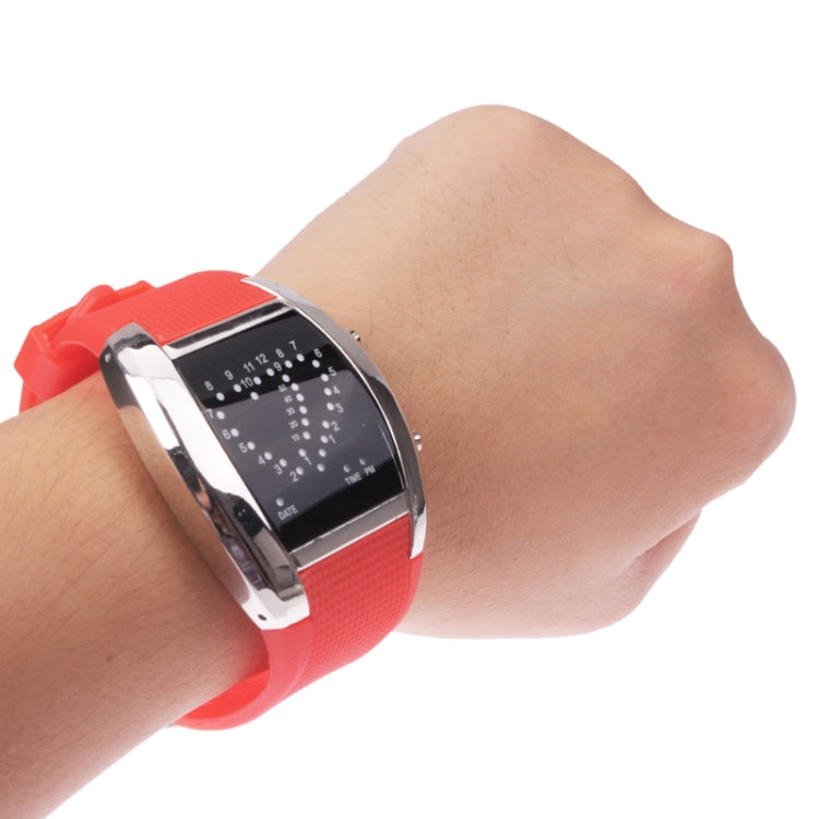 Sport Blue & Red Light LED Digital Watch / Wristwatch Timepiece with Date