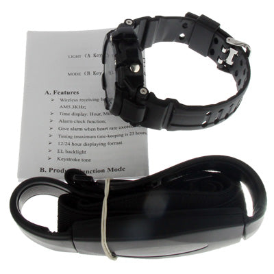 Heart Rate Monitor Sport Watch(Black)
