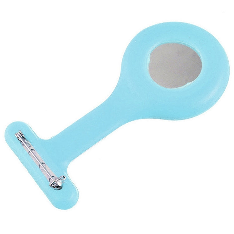 Portable Silicone Nurse Round Quartz Wristwatch Watch with Pin