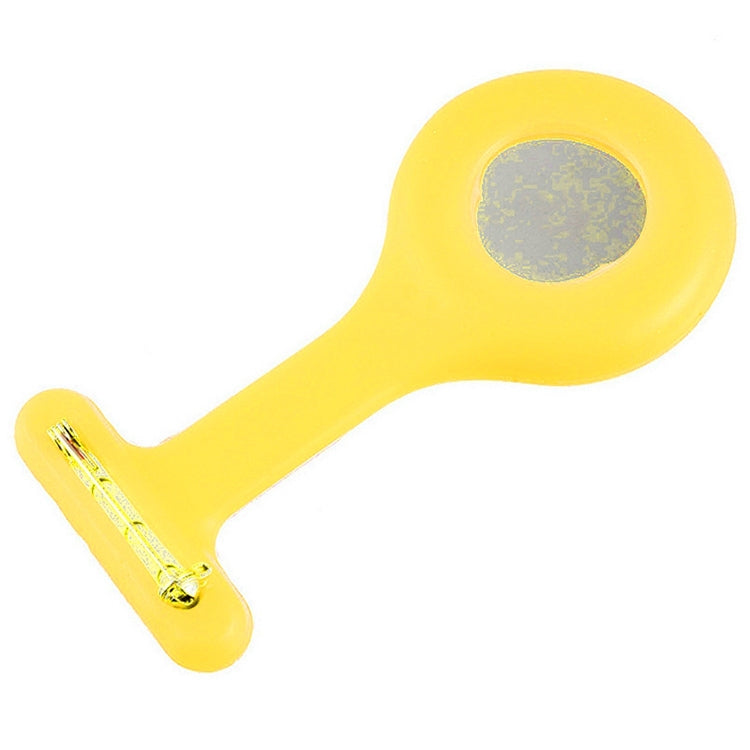 Portable Silicone Nurse Round Quartz Wristwatch Watch with Pin