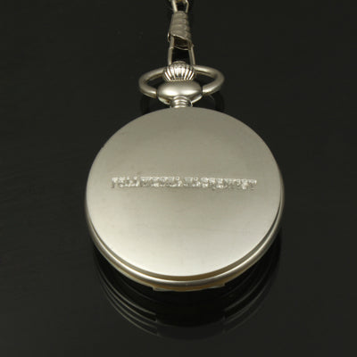 Classical Round Style Quartz Movement Pocket Watch with Hook