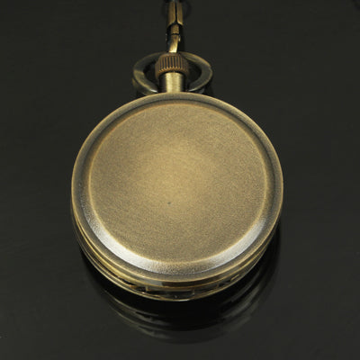 Classical Hawk Style Quartz Movement Pocket Watch with Hook