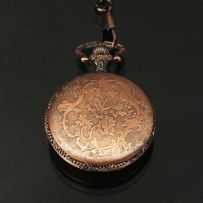 Classical Car Style Quartz Movement Pocket Watch with Hook
