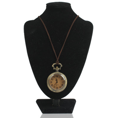 Classical Copper Unique Quartz Pocket Watch with Hanging Rope