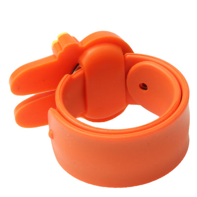 Cute Rabbit Style Case Quartz Wristwatch(Orange)