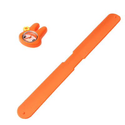 Cute Rabbit Style Case Quartz Wristwatch(Orange)