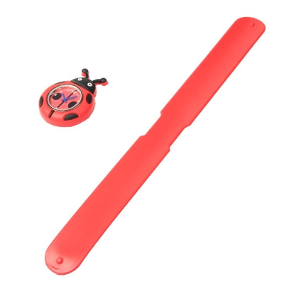 Cute Ladybug Style Case Quartz Wristwatch(Red)