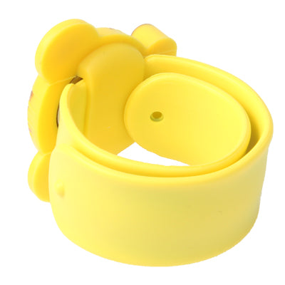 Cute Tiger Style Case Quartz Wristwatch(Yellow)