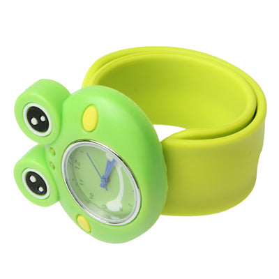 Cute Frog Style Case Quartz Wristwatch(Green)
