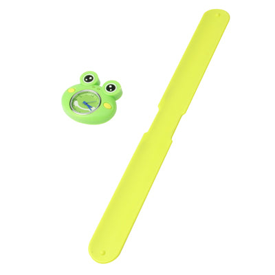 Cute Frog Style Case Quartz Wristwatch(Green)