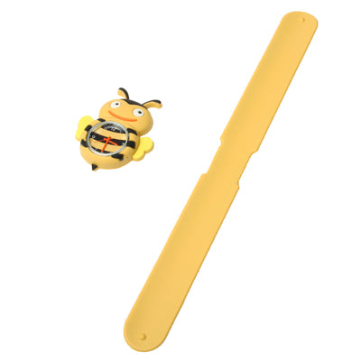 Cute Bee Style Case Quartz Wristwatch(Yellow)