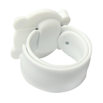 Cute Bear Style Case Quartz Wristwatch(White)