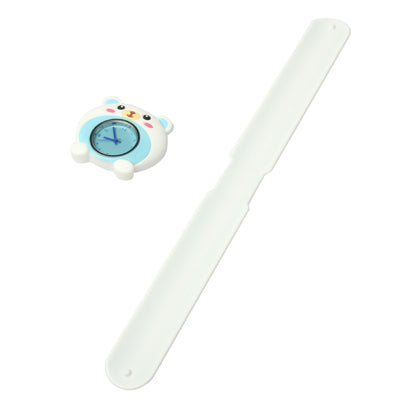 Cute Bear Style Case Quartz Wristwatch(White)