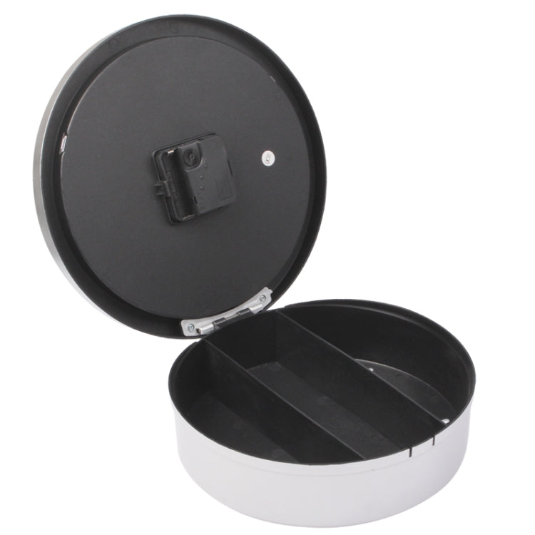 Wall Clock with Hidden Space Safe Clock for Valuables