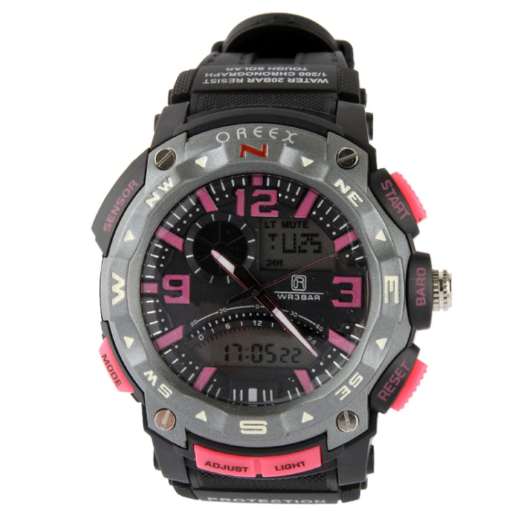 Dual Display watch Digital Watch / Sport Watch(Pink)