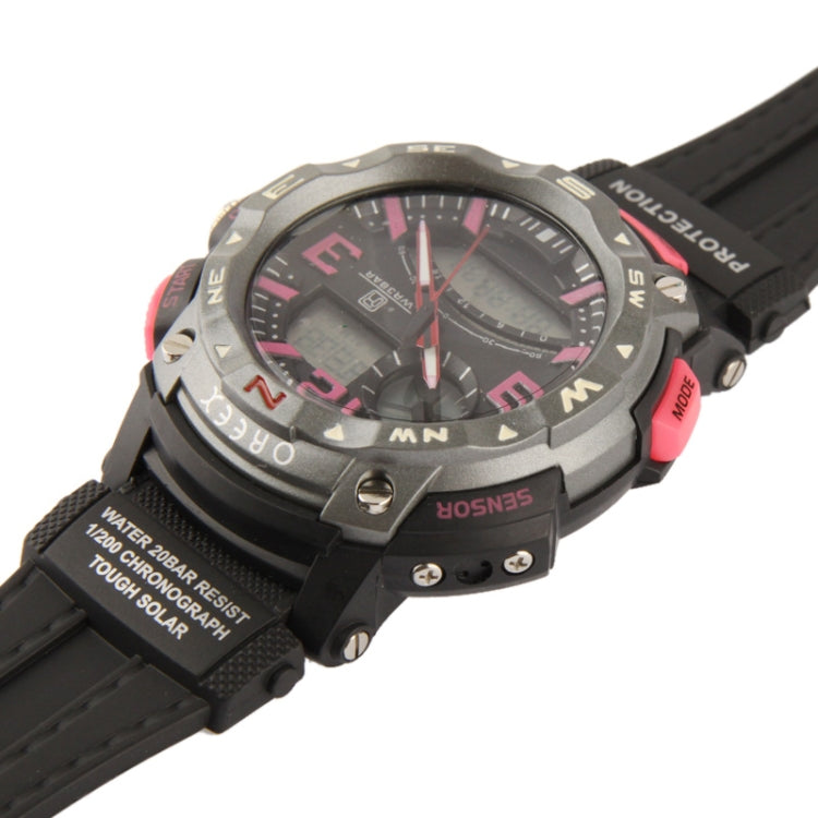 Dual Display watch Digital Watch / Sport Watch(Pink)