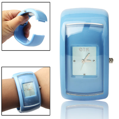 Stylish Plastic Bracelet Band Wrist Watch