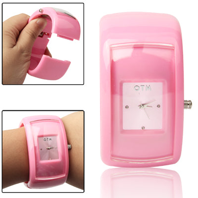 Stylish Plastic Bracelet Band Wrist Watch