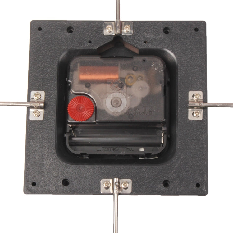 Stylish Aluminum Alloy Photo Frame Wall Clock / 12 Multi Photo Picture Frame & Time Wall Clock