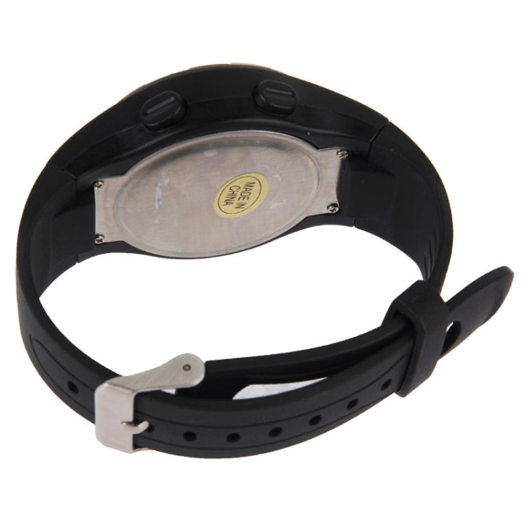 Black Strapless Heart Rate Monitor Sport Watch