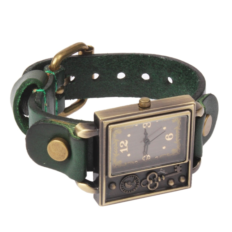 Fashionable Quartz Watch Bangle Watch Bracelet Wrist Watch with PU Leather Band