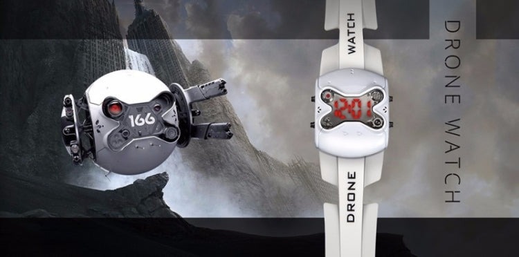 Fashionable and Precision DRONE Silicone Strap Wrist LED Watch Cool Men Sexy Lady Digital Sport Watch