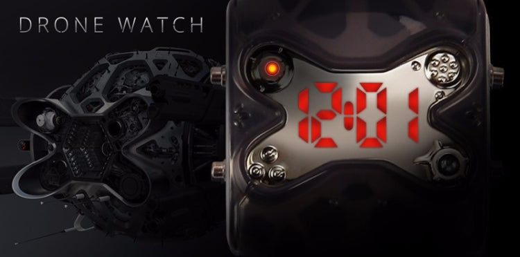 Fashionable and Precision DRONE Silicone Strap Wrist LED Watch Cool Men Sexy Lady Digital Sport Watch