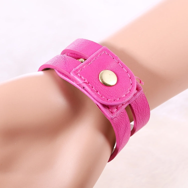 YiLiSha Oval Shape Rhinestones Dial Fashion Women Quartz Watch with Pearl Rhinestone Flower Design PU Leather Band