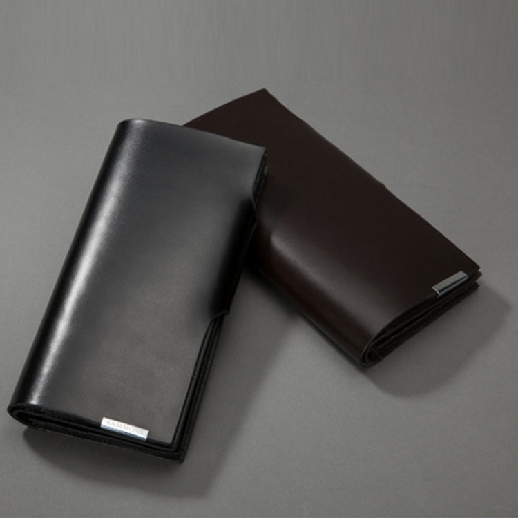 Fashionable Multifunction Genuine Leather Wallet / Clutch Bag for Men(Black)