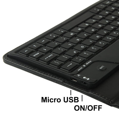 2 in 1 Bluetooth 2.0 Silicone Keyboard + Folding Leather Tablet Case for BlackBerry PlayBook(Black)