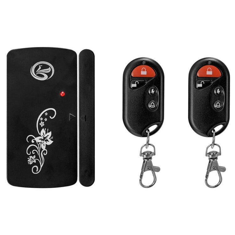Forecum 9806CA2 Smart Vibration Home Magnetic Sensor Alarm, One Magnetic Sensor Two Remote Controller