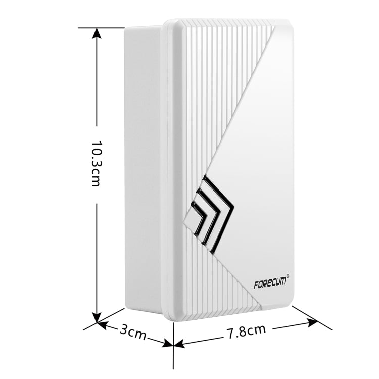 Forecum 10F Wireless Smart Home Doorbell with Dual Receiver