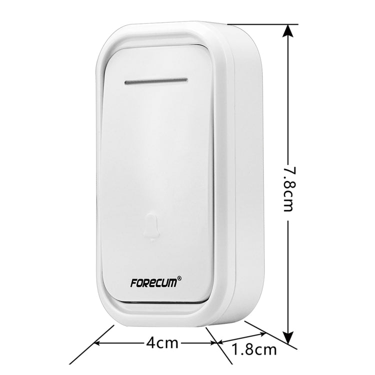 Forecum 10 Wireless Smart Home Doorbell with Single Receiver