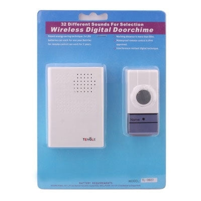 32 Tune Wireless Digital Doorbell Door Bell Chime(White)
