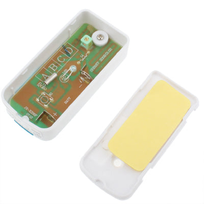 36-Melody Wireless Remote Control Door Bell with Colorful 3-LED(White)