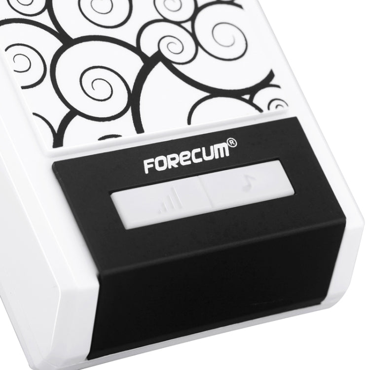 Forecum 5F Waterproof Wireless Smart Doorbell with 2 Receivers, Waterproof Level: IPX3