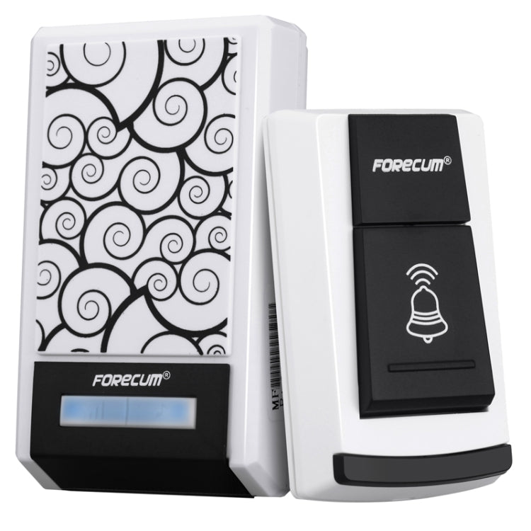 Forecum 5 Waterproof Wireless Smart Doorbell with Single Receiver, Waterproof Level: IPX3