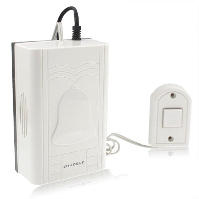 AC Power Wired Chime Door Bell (AC 220V/EU Plug)(White)
