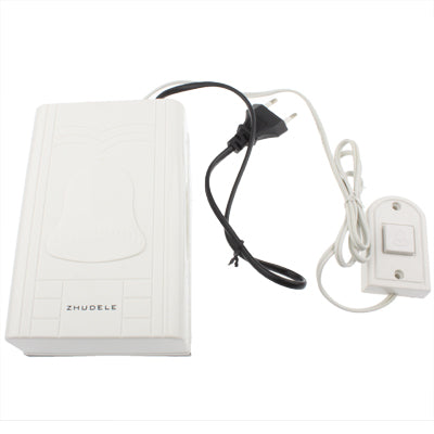 AC Power Wired Chime Door Bell (AC 220V/EU Plug)(White)