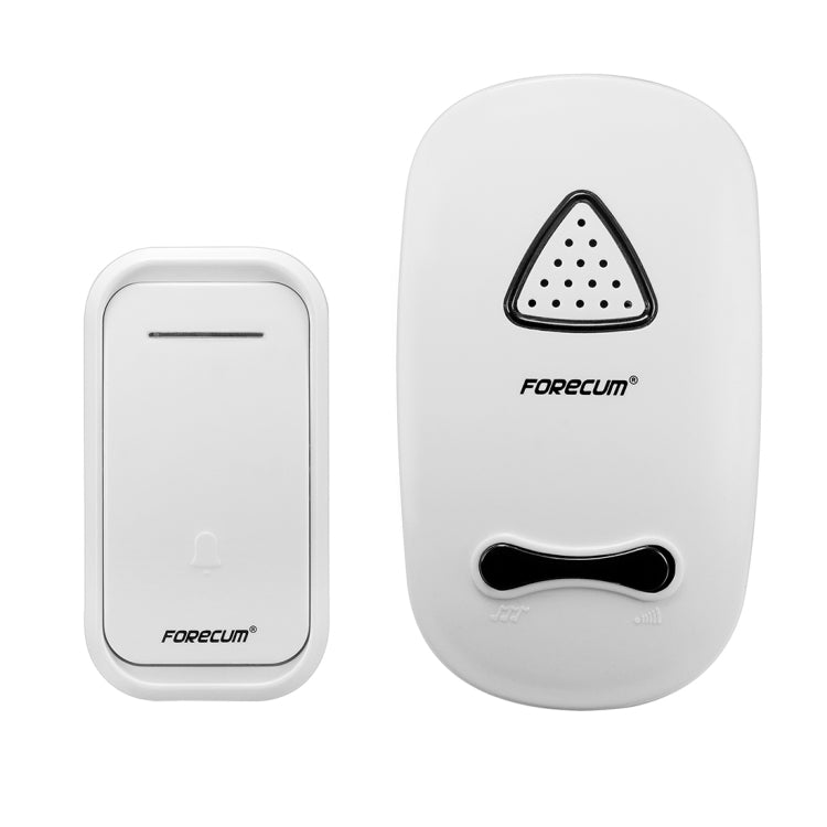 Forecum 11 Wireless Smart Home Doorbell with Single Receiver, EU Plug(White)