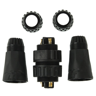 IP68 Shielded 3 Pin M22 Waterproof Connector, Cable Diameter: 6.5-8.5mm
