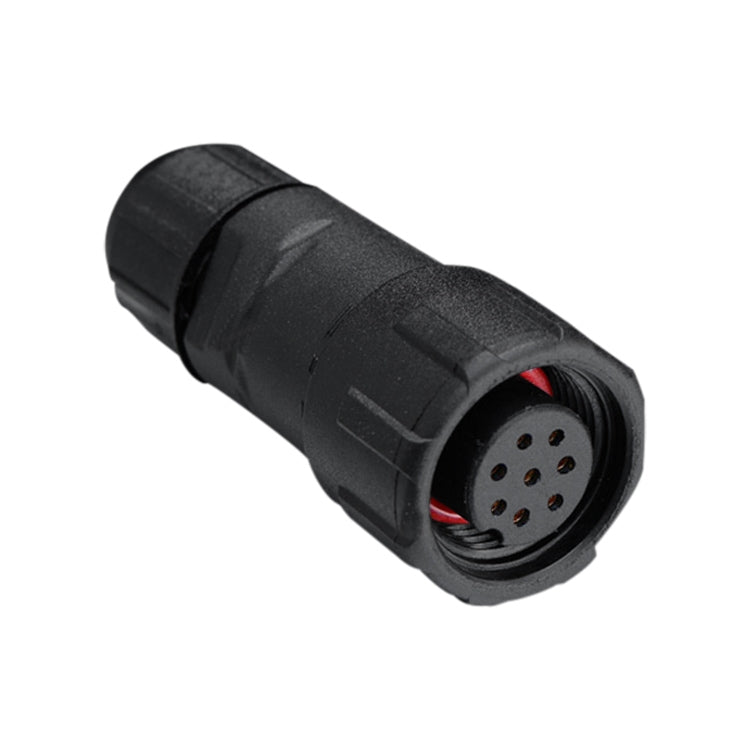 IP68 Shielded 9 Pin M14 Waterproof Connector, Cable Diameter: 2.5-7.5mm