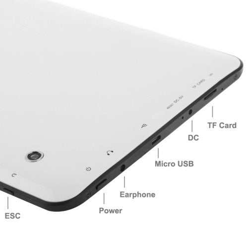 10.1 inch Tablet PC, 1GB+8GB, Android 4.2, Allwinner A33 Quad Core, 1.2GHz(White)