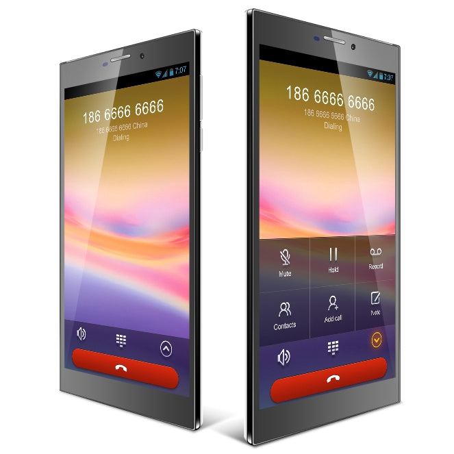 JXD P863 Tablet PC 8GB, 6.95 inch Android 4.2.2 3G Phone Call, RAM: 1GB, Dual SIM, GPS(White)